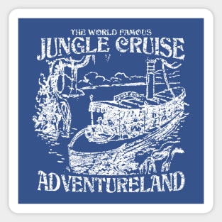 World Famous Jungle Cruise - White Variant Sticker